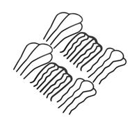 HAPINARY 6pièces Peignes Cheveux Métal Forme u Pour Chignon Accessoire Coiffure Fins Cheveux Postiches