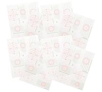 HAPINARY 8 Feuilles de Bande D'analyse de Cohérence pour Golf en Papier Léger, Autocollants Faciles à Enlever sans Résidu, Accessoires pour Bois et Fer Practice Parcours