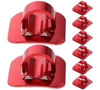 HAPINARY 8 Pièces Clips de Fixation en Alliage D'aluminium C pour Câbles de Frein et Dérailleur, Résistants à l'usure, pour Gestion de Câbles Lors de Déplacements Quotidiens et Cyclisme