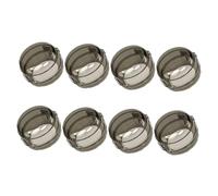 HAPINARY 8 pièces Protection de Sécurité pour Cuisinière à Gaz Couvre Boutons Transparents Verrouillage Rapide sans Outil Protège Manettes Four et Plaque de Cuisson