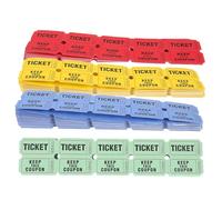 HAPINARY 800 Billets de Tombola en Papier de Différentes Couleurs, Faciles à Distribuer, pour Carnaval et Aire de Jeux, Lot de 800 Billets pour Événements Festifs