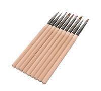 HAPINARY 9pièces Kit De Stylos Pour Manucure Et Nail Art Pour Dessiner Motifs Tracer Lignes Et Créer Designs Avec Vernis Gel