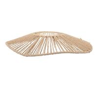 HAPINARY Abat-jour de Style Rétro en Corde de Papier Tressée, Abat-jour pour Plafonnier E27, Décoration Intérieure Minimaliste et Artisanat Soigné pour Chambre