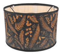 HAPINARY Abat-Jour en Bambou Naturel 12X12X7,87 Pouces pour Lampes de Table, Convient pour Décoration de Salons et Suspensions, Offre une Lumière Tamisée et Protège la Lampe