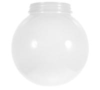 HAPINARY Abat-Jour Sphérique en Acrylique Blanc Lait Diamètre 150 MM Couverture D’Éclairage Extérieur Ronde Compatible Base 8 CM Cache-Ampoule Mural pour Jardin et Terrasse Globe