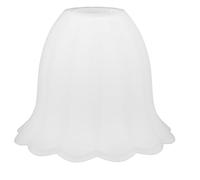 HAPINARY Abat-Jour Suspendu en Verre Forme Fleur Cache-Ampoule pour Lampe de Plafond, Adapté pour Salle à Manger et Salon, Éclairage Vif et Installation Rapide