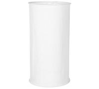 HAPINARY Abat-jour Suspendu Pliable en Tissu Blanc 35 Cm pour Lustre E27, Abat-jour en Fer et Textile, Ombrage Décoratif pour Lampe de Table et Plafonnier, Compatible Éclairage Intérieur