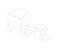 HAPINARY Abreuvoir Léger et Portable en Acrylique Transparent Lot de 2 Pièces Mini Mangeoire à Fourmis pour Fourmilière pour Élevage en Formicarium
