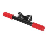 HAPINARY Accoudoir pour Vélo Garçon et Filles Poignée Arrière Siège, Rouge | Fixation pour Tube 25,4 à 31,8mm, Plastique et Alliage, pour Vtt et Vélo Pliant