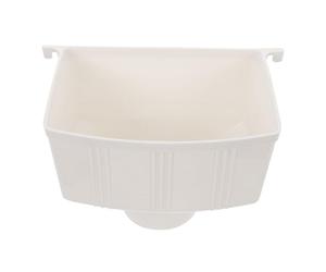 HAPINARY Adaptateur Collecte Rapide Eaux Pluviales Gouttière Blanc en Plastique Rectangulaire Simple à Utiliser Protège Maison pour Gouttière Extérieure