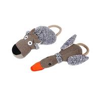 HAPINARY Adorable Jouet Interactif pour Chien Jouet Sonore en Peluche Fonction Couinante Compagnon pour Animaux De Compagnie pour Un Jeu Heureux Et La Dentition