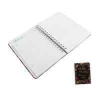 HAPINARY Agenda à Spirale avec Élastique Cahier Polyvalent pour Planning Hebdomadaire et Organiseur Scolaire et Homeschool Planner des Dates et