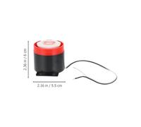HAPINARY Alarme Antivol pour Voiture Sirène, Buzzer D'avertissement Haute Pression Sonore, Matériau Fer et Plastique, Compatible Téléphones et Voitures