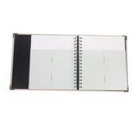 HAPINARY Album de Rangement pour Billets et Reçus Gris, Livret à Feuilles Mobiles Solide, Papier, Collectionneur et Organisateur pour Souvenirs de Cinéma, Concerts et Voyages