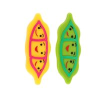 HAPINARY Amortisseur de Raquette de Tennis en Silicone 2pcs Forme Gousse de Pois Vibrations et Couverture Complète du Cadre, pour Usage en Extérieur et Intérieur
