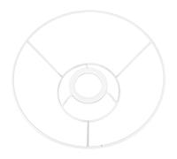 HAPINARY Anneau de Support D'abat-jour Cadre Robuste en Fer Blanc Compatible Polyvalent pour Lampes de Bureau et Lampes de Chevet pour Études