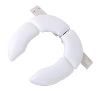 HAPINARY Anneau de Toilette pour Garçon et Filles Pliable Blanc, Coussin de Siège Antidérapant Grand Format, Apprentissage Propreté Sécurisé, Portable pour Voyage et Usage Quotidien