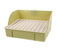 HAPINARY Bac À Litière en Plastique pour Petits Animaux Idéal pour Les Lapins Et Autres Petits Animaux Ce Bac À Litière Est Parfait pour Les Lapins D'Intérieur Il Est Également