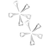 HAPINARY Bagues Halloween Simples 10 Pièces en Alliage, Style Punk | Accessoire de Fête pour Masque, Usage Carnaval, Lot de Dix, Finition Argentée, Confortable, Sûr pour Soirées