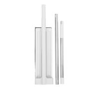 HAPINARY Balai Plat Microfibre 35 Cm Blanc Rotatif 360° 1 Pièce avec 2 Lingettes Lavables pour Sols Secs et Humides Ménage Facile Nettoyage Rapide sans Contact