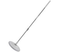 HAPINARY Balai-Serpillière Rotatif Ménager Séparateur d'Eaux Usées Microfibre Absorbante Manche Gris-Blanc Tête Ronde Sans Contact Manuel Nettoyage Sols Carrelage Parquet Stratifié 1