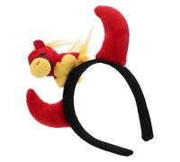 HAPINARY Bandeau De Costume De Cheval Du Zodiaque Chinois Bandeau Pour Femme De Cheval Coiffe En Corne D'animal Accessoires Pour Cheveux Pour Le Festival