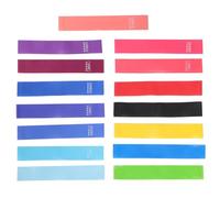 HAPINARY Bandes Élastiques pour Chaises de Classe 15 Pcs - TPE Résistant - Couleurs Dégradées - Sangles Flexibles pour Pieds de Chaise de Bureau - Usage Scolaire et Bureau