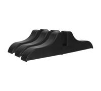HAPINARY Base de Paravent de Pièce en Plastique Noir 3pcs, Support de Séparation Simple et Élégant pour Décoration Intérieure, Protège Sols et Empêche Le Glissement
