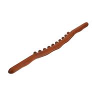 HAPINARY Bâton De Massage En Bois Massif 10 Perles Rouleau De Massage Dorsal Compact Outil Gua Sha Soulagement Tensions Thérapie Corporelle Sportif Et Bureau