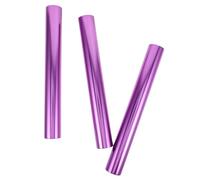 HAPINARY Bâtons de Relais en Alliage d'Aluminium Violet 38 CM Lot de 3 pour Entraînement Sportif et Relais par Équipe sur Piste Standardisé pour Compétition d'Athlétisme
