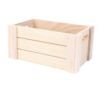 HAPINARY Bois Boîte de Rangement de Table pour Bureau Créative | Toucher Confortable, Organisateur de Table en Bois, Facile à Déplacer, pour Maison et Balcon Jardin