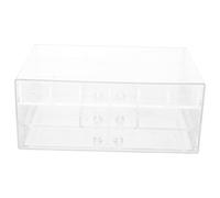 HAPINARY Boîte à Bijoux Transparente De Rangement à Niveaux Organisateur Pour Bijoux Présentoir Facile à Nettoyer