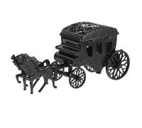 HAPINARY Boîte à Bonbons Mariage Carrosse Royal en Plastique Noir, Contenant Sucreries Décoratif pour Centre de Table, Boîte à Dragées Originale pour Fêtes et Anniversaires, Coffret