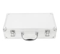 HAPINARY Boîte à Outils en Alliage D’Aluminium Poignée, Format Compact | Argenté, Doublure Mousse Personnalisable, Deux Verrous Sûrs, pour Petits Appareils, Pêche, Premiers Soins