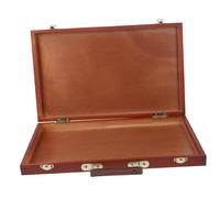 HAPINARY Boîte Bois pour Peinture avec Poignée Confortable Rangement pour Crayons Et Pinceaux Mallette De Dessin Légère Style Européen pour Artistes Et Étudiants