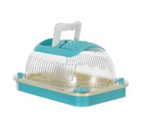 HAPINARY Boîte D’élevage pour Escargots, Terrarium Transparent en Plastique Plate-Forme de Repos, Trous de Ventilation et Poignée, pour Observation de Bureau et Entretien Intérieur