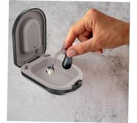 HAPINARY Boîte de Protection Compacte pour Aides Auditives Étui Portable Antichoc et Étanche Rangement Pratique et pour Appareils Auditifs Boîte de Poche Simple et Compacte