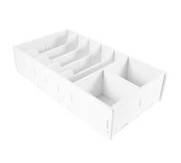 HAPINARY Boîte de Rangement Bureau Organisateur de Monnaie Portable avec Compartiments pour Billets Tiroir de Caisse Compact pour Bureau et Caisse Enregistreuse