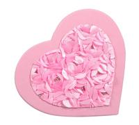 HAPINARY Boîte en Carton Rose de Cœur Saint-Valentin - Taille Moyenne 23 X 21 X 9 CM - Coffret Présent pour Chocolats Friandises et Desserts - Fête Romantique Anniversaire et Fête des