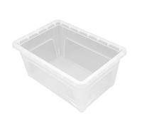 HAPINARY Boîte Terrarium pour Reptiles Incubation Petit Habitat Terrarium Alimentation Lézard Clapier Cages Reptile Isolé Mallette d'alimentation Transparente Enceinte Blanche PVC