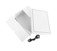 HAPINARY boîtes de friandises de fête boîtes de cadeau de remise des diplômes contenant de cadeau d'anniversaire Carton blanc blanche