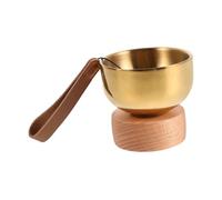HAPINARY Bol Chantant Tibétain Laiton avec Clochette De Prière Accessoire De Méditation pour Maison Voyages Unique Aux Animaux De Compagnie