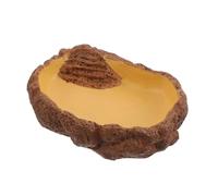 HAPINARY Bol pour Tortue, Abreuvoir et gamelle pour Gecko, Compatible avec Les terrariums à Reptiles, pour lézards, Bernard-l'hermite et Grenouilles.