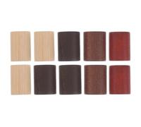 HAPINARY Bouchon de Parfum 15 Dents Cylindrique 10 Pièces en Bois | Bambou et Bois, pour Flacon de Parfum et Diffuseurs D’huiles Essentielles, Lot