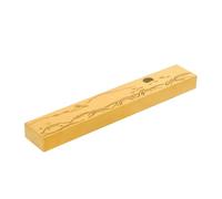 HAPINARY Brass Paperweight with Intricate Engraved Design for Chinese Calligraphy and Art Heavy Metal Desk Tool for Drawing and Writing Practice