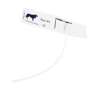 HAPINARY Brassard de tensiomètre pour animaux Taille 3 Tissu non tissé TPU Compatible chiens et chats Usage vétérinaire surveillance pression artérielle universelle 5-9.5cm