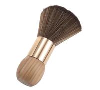 HAPINARY Brosse de Cou Barbier Professionnelle Manche Bois Poils Ultrasouples pour Nettoyage Doux Cheveux et Visage Balai Coiffure Salon et Maison