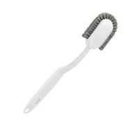 HAPINARY Brosse de Nettoyage de Chaussures à Long Manche en Plastique Blanc avec Poignée Antidérapante et Design Concis Nettoyage la Maison