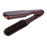HAPINARY Brosse Lissante à Pince Et Poils Denses Outil De Coiffure Pour Cheveux Épais Et Fins Conçu Pour Lissage Professionnel