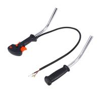 HAPINARY Câble D'accélérateur Portable et Léger en Plastique Noir pour Débroussailleuse et Coupe-herbe avec Gâchette de Commande Pratique